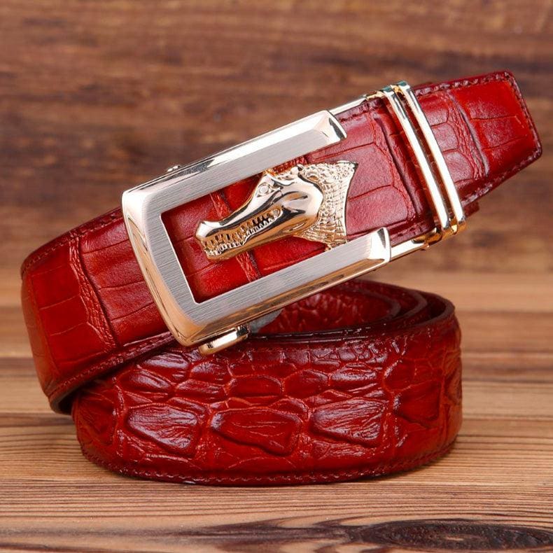 ceinture-cuir-veritable-boucle-doree-crocodile-pour-homme-modele-ravil-14-44848362914120 Ceinture cuir véritable boucle dorée crocodile pour homme, modèle Ravil
