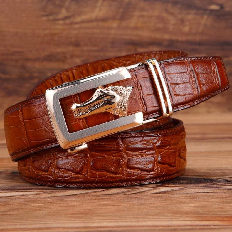 ceinture-cuir-veritable-boucle-doree-crocodile-pour-homme-modele-ravil-15-44848364454216 Ceinture cuir véritable boucle dorée crocodile pour homme, modèle Ravil
