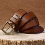 Ceinture en cuir pour femme, modèle Caesia