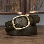 Ceinture en cuir pour femme, modèle Claniuniu