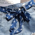 Ceinture foulard, à motif petit lion, modèle Jiovae