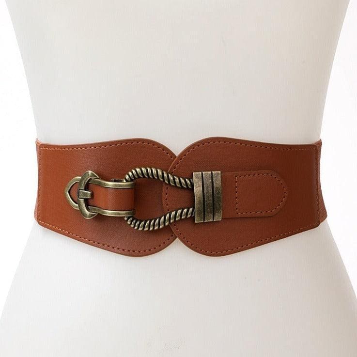 Ceinture à Chaîne Grande Taille Pour Femmes - Réglable, Alliage Métal, Style Bohème - Or - Taille XXL
